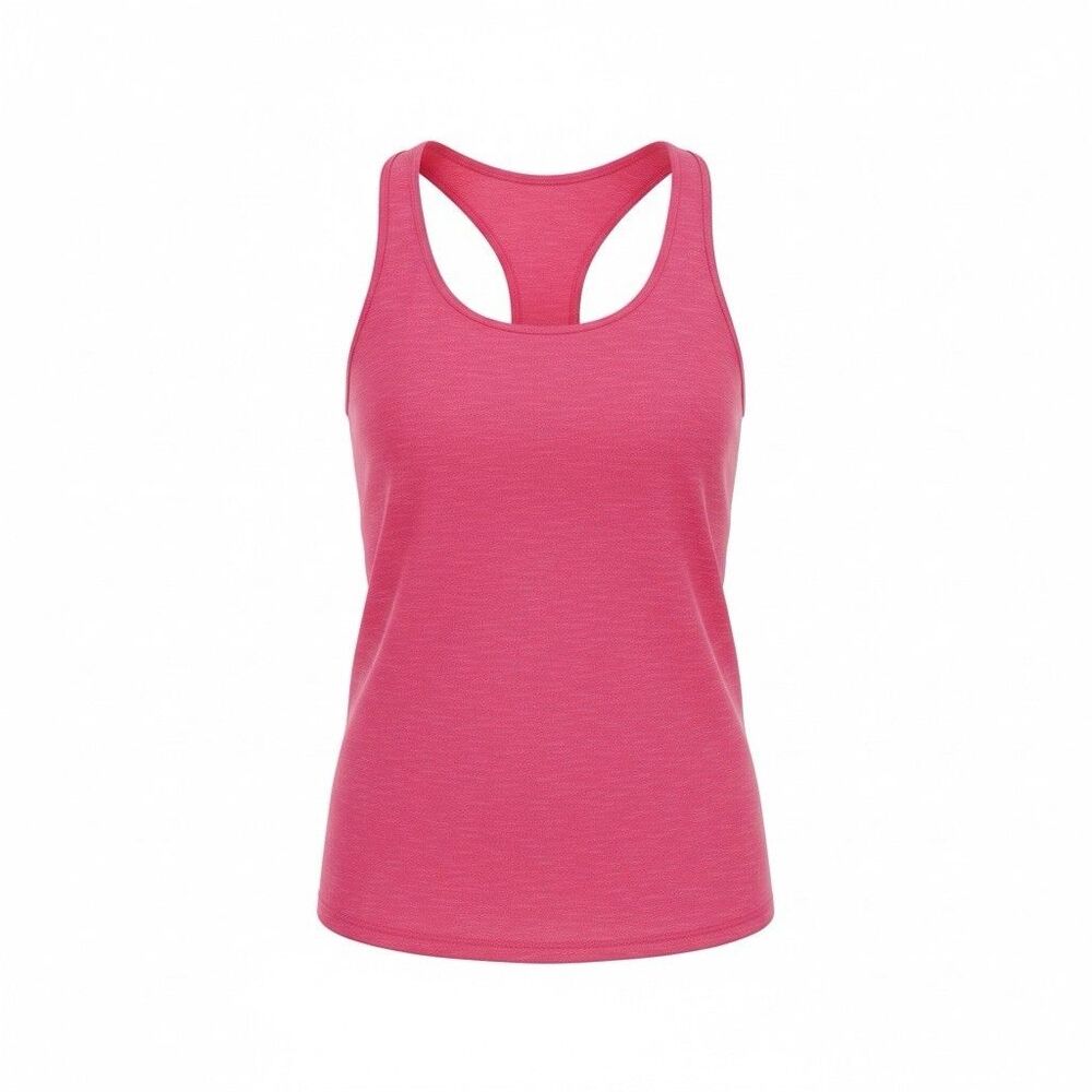 NWT Lilly Pulitzer Monterey Tank Top Neon Pink Slub Knit Racerback S